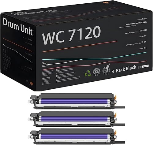 Miniatura 10 de Compatible con unidad de tambor Xerox 013R00657 013R00658 013R00659 013R00660, trabajo de alto rendimiento para impresora Xerox WorkCentre 7120 7125