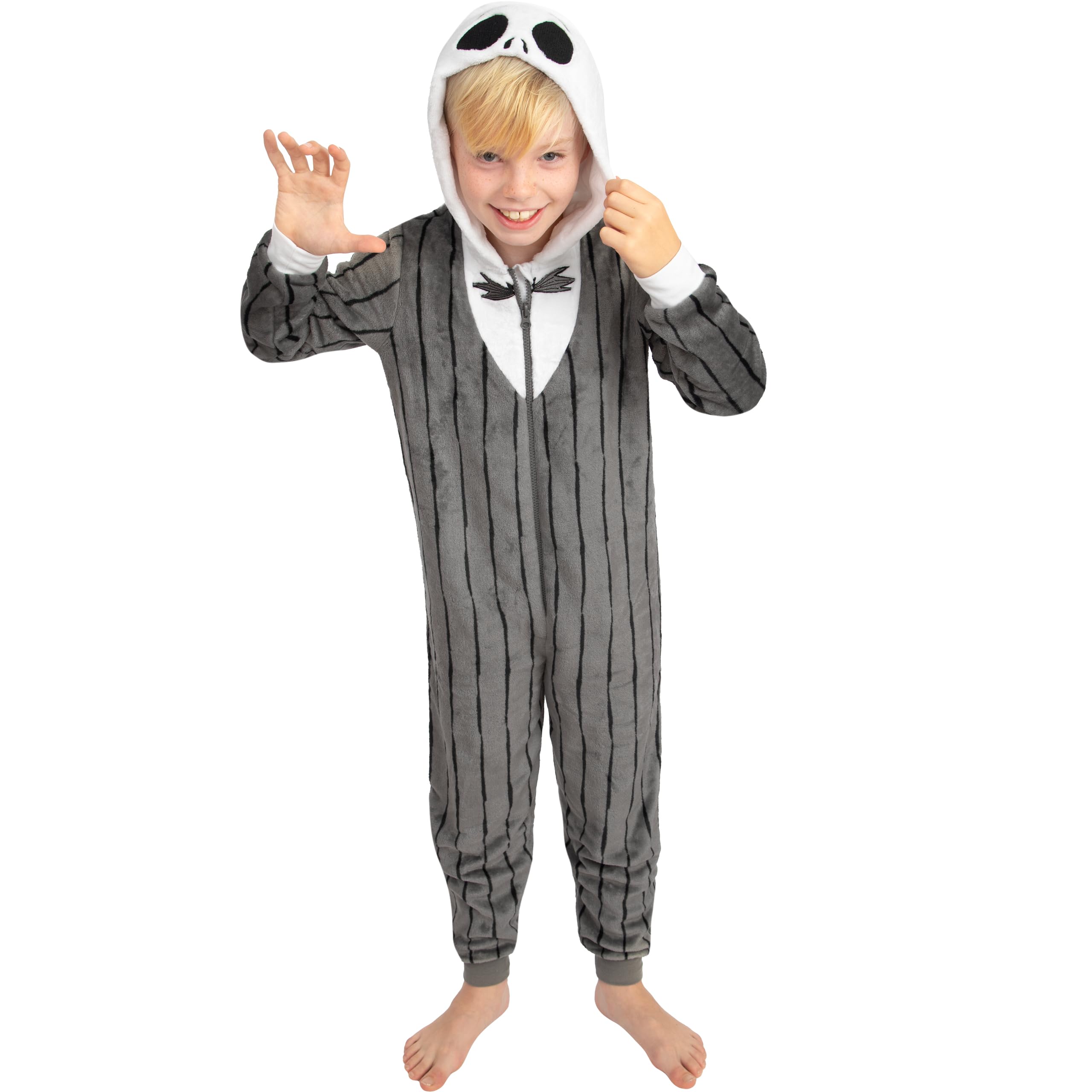 Disney Tutina Intera, Pigiama Ragazzo Il Nightmare Before Christmas per Ragazzi, Pigiama Intero Jack Skellington