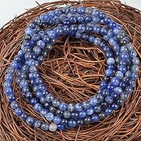 Vista 508 de MASSIVE BEADS Pulsera elástica de yoga hecha a mano con piedra natural, cristal curativo, energía, regalos para adultos unisex de 0.157 in, 0.236