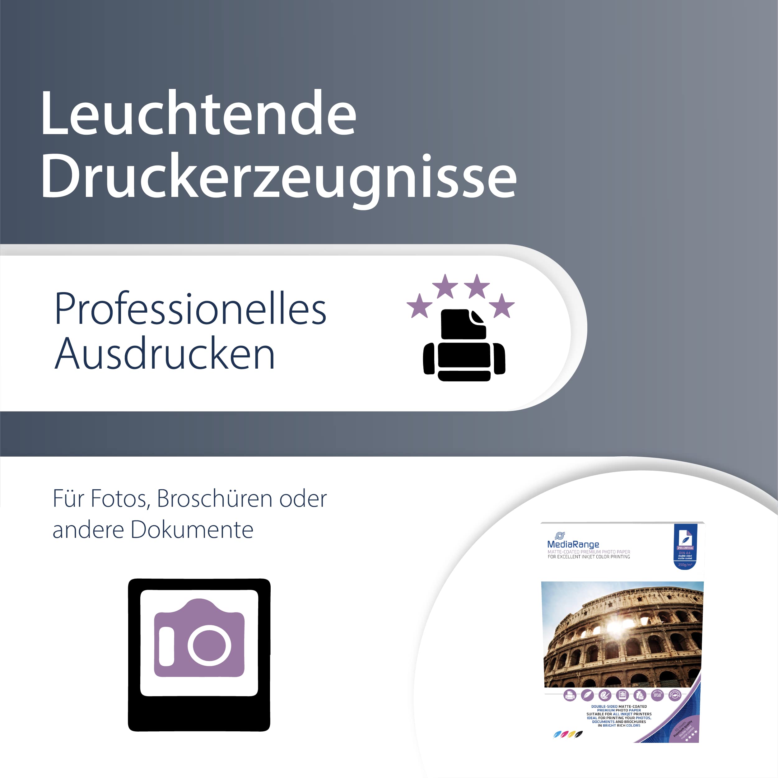 PPD 100xA4 Inkjet Flyerpapier 130g Matt Beidseitig Beschichtet für PPD 100xA4 Inkjet Flyerpapier 130g Matt Beidseitig Beschichtet für