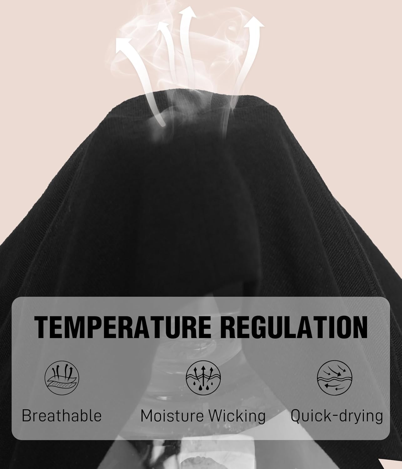 Merino Wool Womens High Waisted Underwear,Breathable Wool Panties,Moisture Wicking Wooly Briefs for Ladie 3 Pack - Image 5