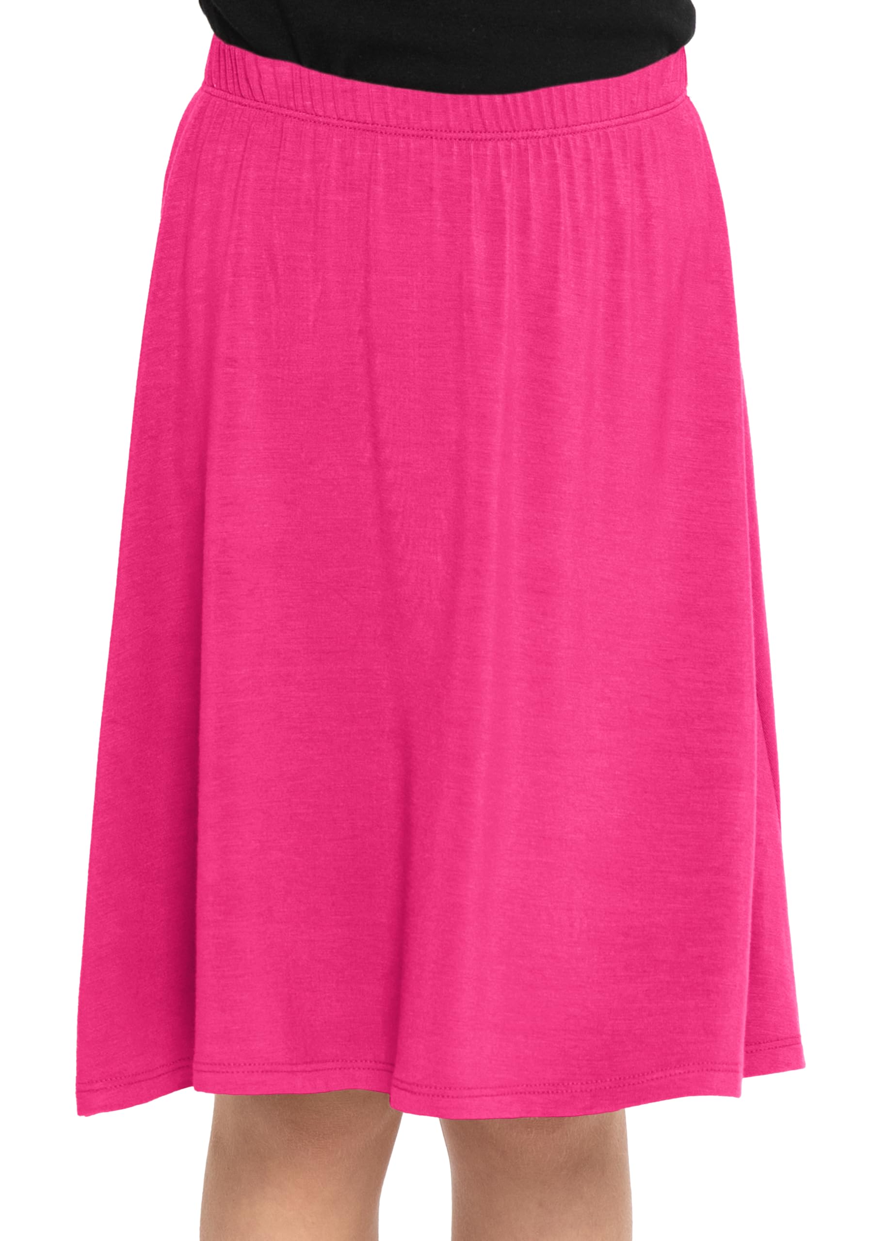 STRETCH IS COMFORT Girls Skirts Flowy A Line Knee Length and Ankle Length