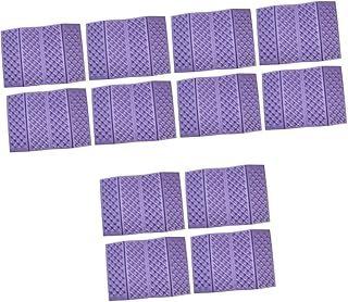 INOOMP 12 peças almofada de assento de piquenique tapete de chão ao ar livre almofadas de assento ao ar livre tapete dobrável tapete de piquenique infantil almofada de eva acampamento almofada de assento cobertor de piquenique criança