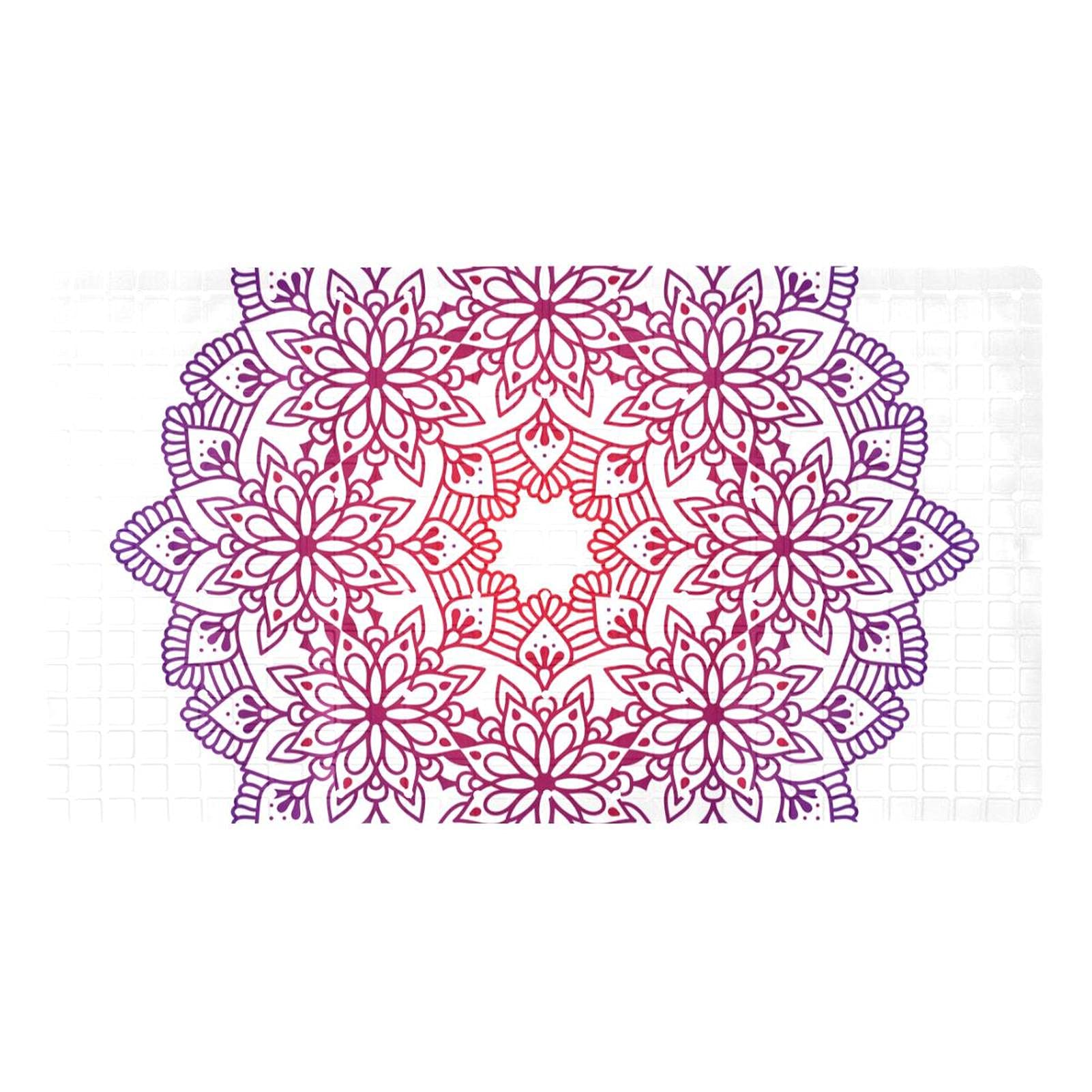 Tapis de bain oriental anti-glisse baignoire pour éviter les chutes