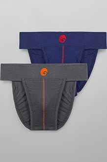 Athletic Neo Stretchable Supporter Back Covered with Cup Pocket, Ideal for Workout and Sports Quick Dry Moisture Wicking Underwear (Pack of 2)