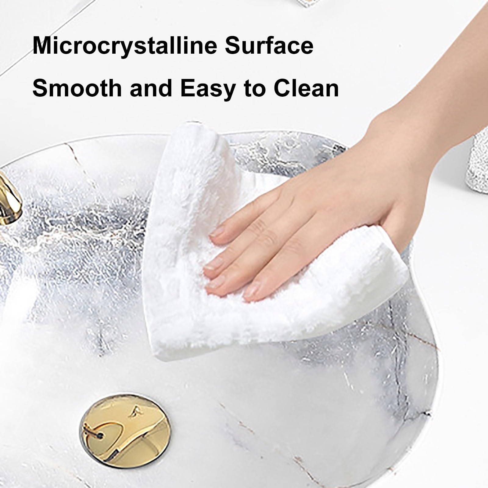 Ceramiczna umywalka łazienkowa, zlewozmywak z kranem i wyskakującym odpływem, artystyczna miska do mycia do domu i hotelu