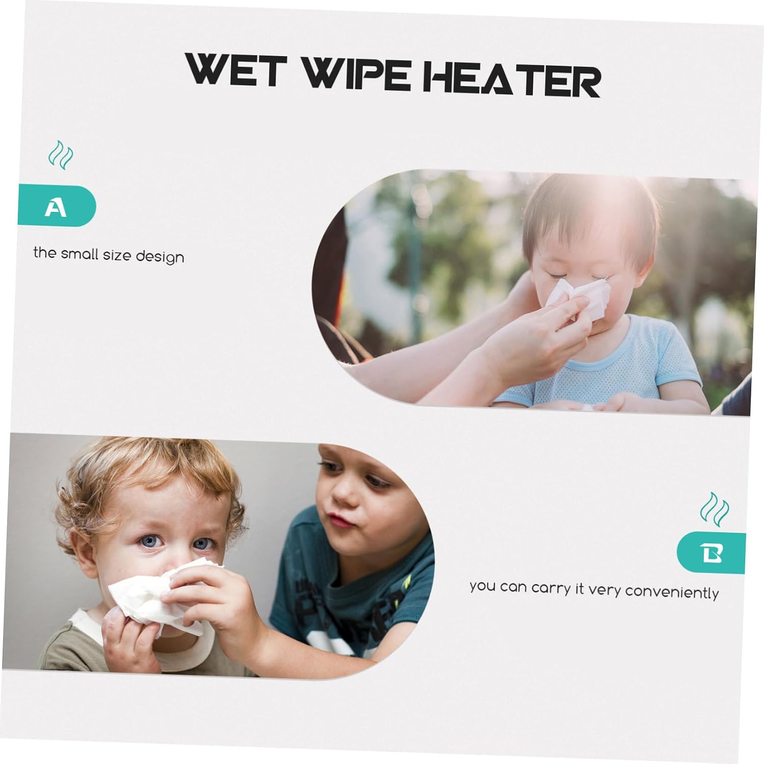 Portable Wet Wipe Warmer Temperature Heating Tool for Winter Use for Home Outdoor USB Powered Keeps Wipes Warm and Fresh