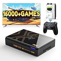 Vista 1 de Kinhank Super Console X5 PRO Retro Gaming Console with 16,000+ Games,Android 12.0 OS, Emulator Consoles,8K UHD Output, AV1, WiFi 6 BT 5.0, RK3588S