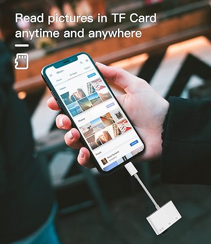 Miniatura 3 de Cámara Micro SD TF lector de tarjetas de memoria Lightning macho a USB3.0 hembra adaptador OTG Cable para Apple iPhone 11 12 mini max pro xs xr x