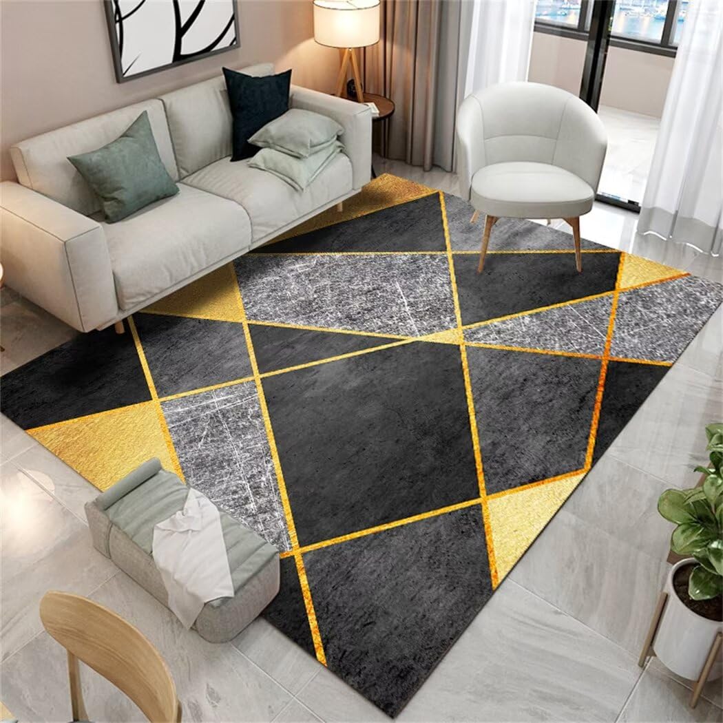 Tapis de salon géométrique pour créer un coin ado cosy et chaleureux