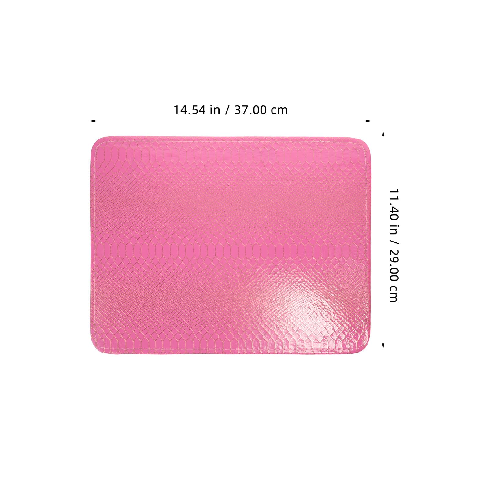 Cuscino per Manicure Unghie Rosa in Pelle Pu, Poggia Mani | Imbottitura in Spugna, Lavabile e Compatto, per Uso Salone e Casa, Design Elegante
