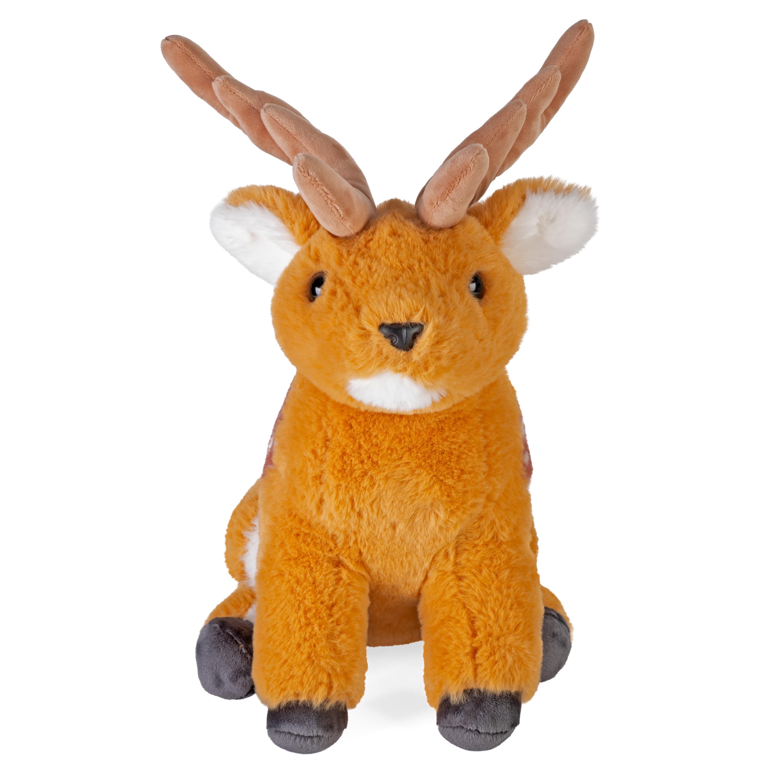 Wild Republic Cuddlekins Sika Hirsch Stofftier 30.5 cm Plüschtier Füllung ist gesponnene recycelte Wasserflaschen