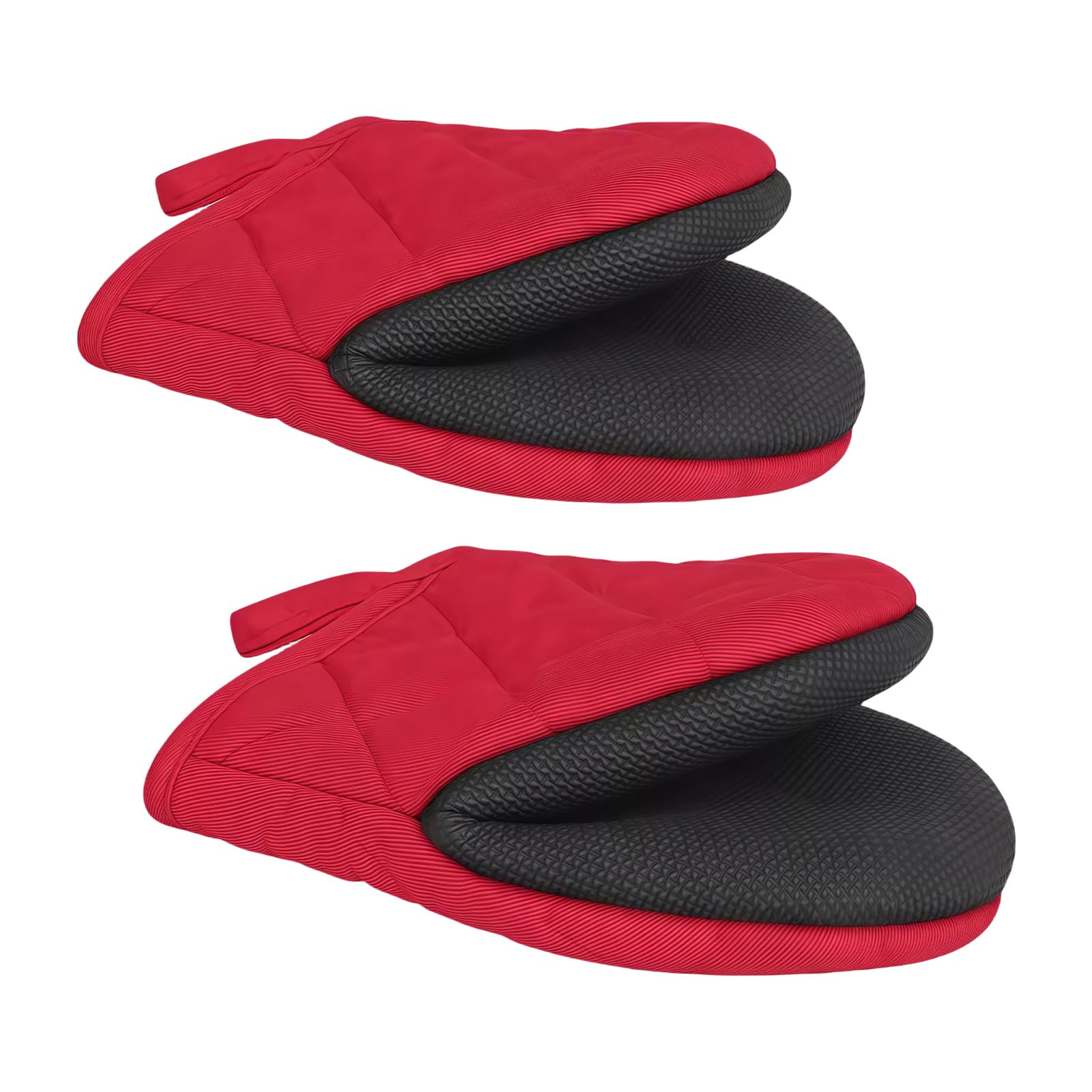 Snorvixre Oven-Safe Thermal Gloves with Hanging Hook, Machine Washable for Camping & Hot Cookware Sturdy BBQ Gloves for Grilling