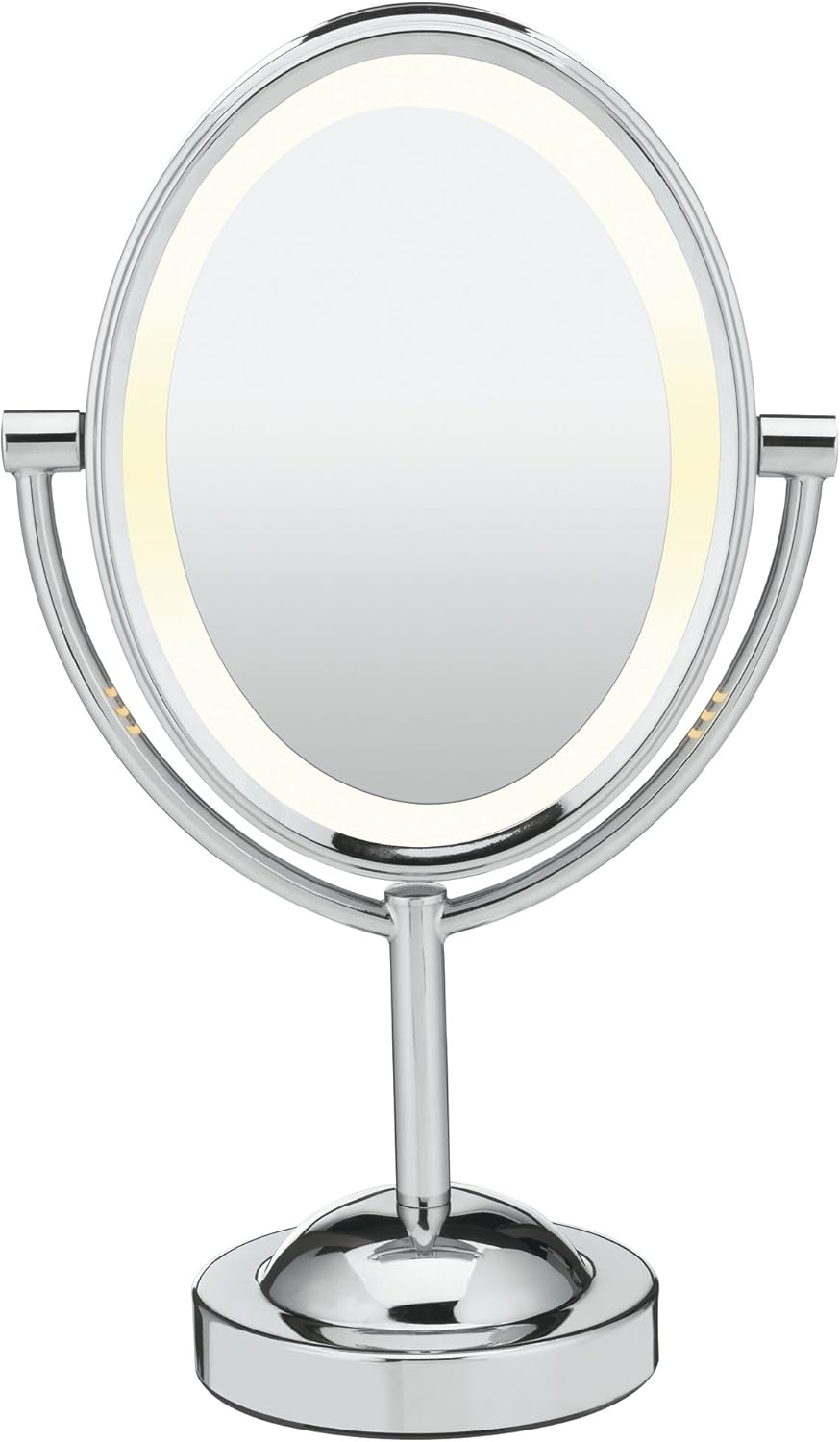 One-Day Sale: Up to 50% Off Conair Oval Double-Sided Lighted Makeup Mirror, Chrome