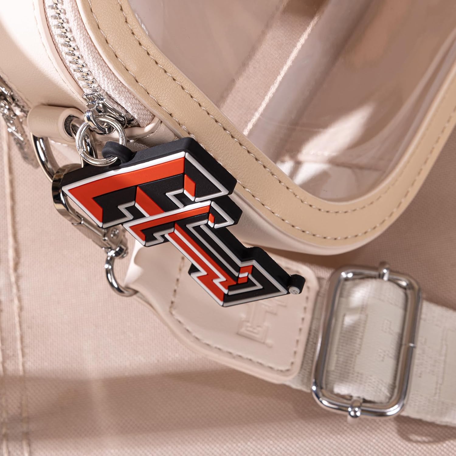 NCAA Clear Bag for Stadium Events - Stadium Approved Crossbody Bag, Clear Stadium Bag for Concerts & Sports Events