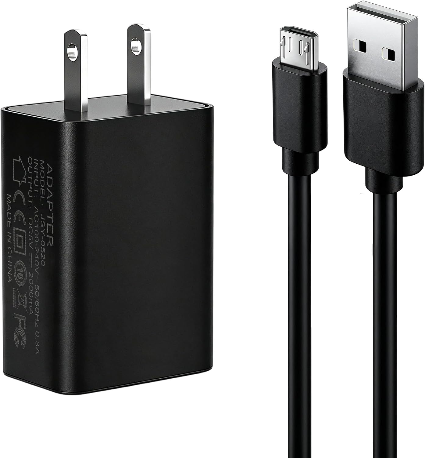 Micro_USB + Home Charger T Power Charger Cable for NOCO Boost X GBX45 GBX55 GBX75 GBX155 Genius Boost Plus Sport GB20 GB30 GB40 GB50 GB70 1000A Battery Jump Starter Auto Cord Power Supply