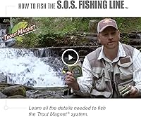 Vista 7 de Trout Magnet Trout S.O.S. - Línea de pesca – Prueba de 2 libras, carrete de 350 yardas, 0.006 in de diámetro, la línea de pesca invisible de luz más