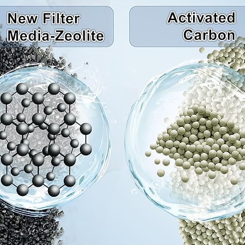 Miniatura 6 de driamor Paquete de 16 cartuchos de filtro de tanque de peces PF-L para filtro de acuario Silenstream PF-L para filtro de acuario de aleta superior,