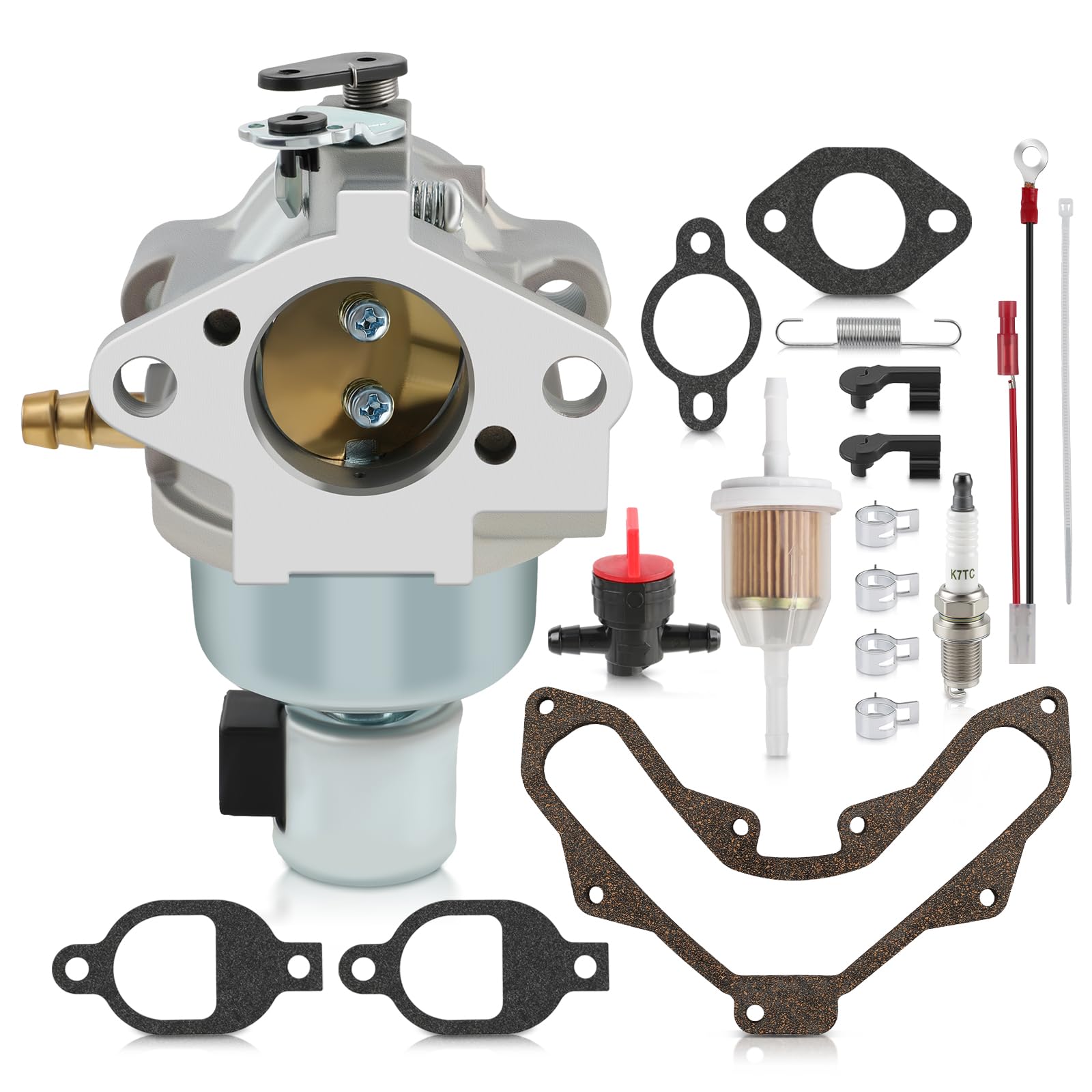 Carbhub 20 853 33-S Carburetor for Kohler 20 853 01-S SV590 SV591 SV600 SV601 SV610 SV620 CV490 CV491 CV492 CV493 19-22HP Engine Carburetor for Toro 13BX60RG744 13BX60RG748 Lawn Mower Tractor Carb