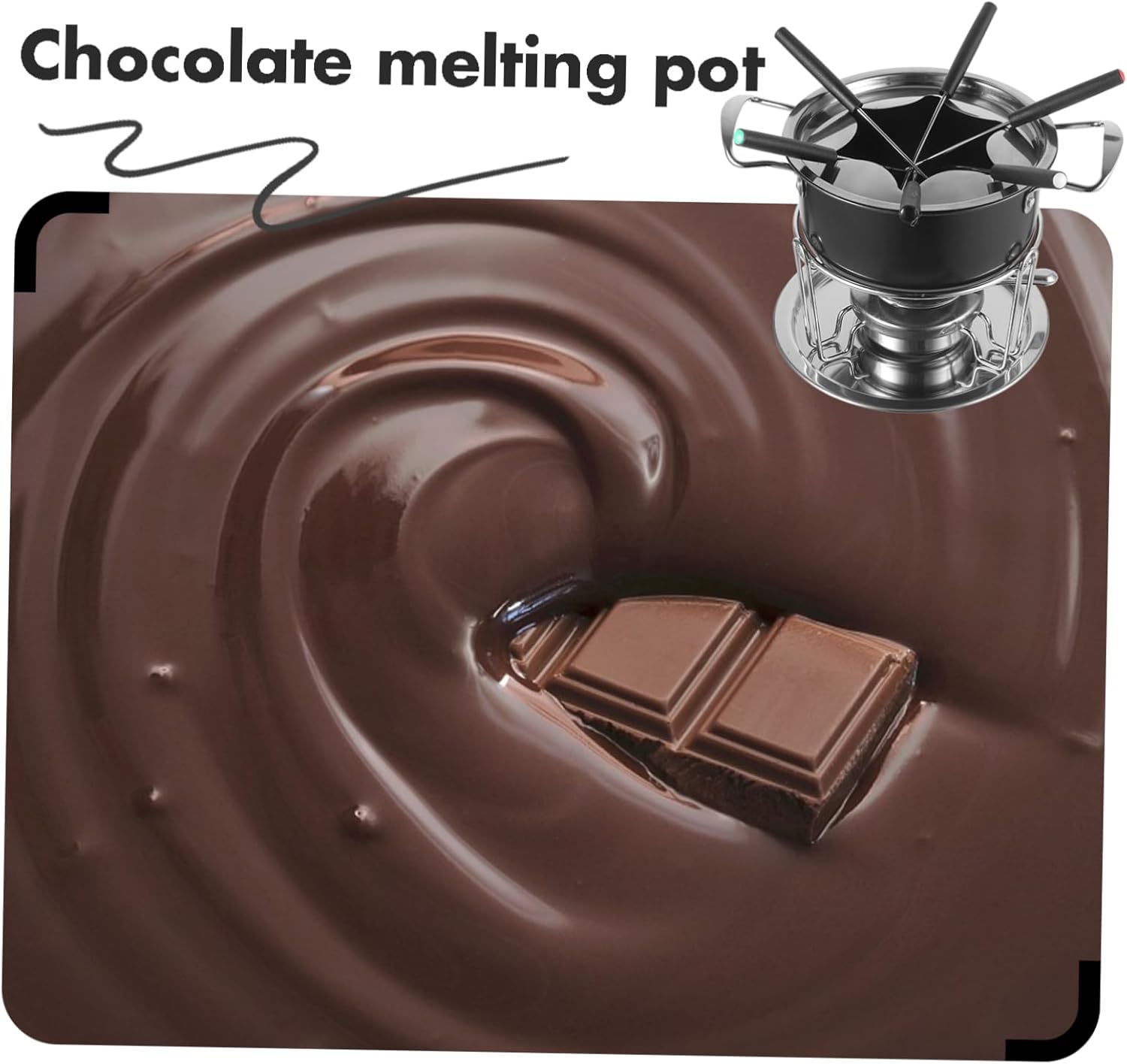 Stainless Steel Melting Pot for Chocolate Cheese and Butter Non-stick Diy Baking Utensil for Home and Restaurant Use Anti- Multi-purpose Heating