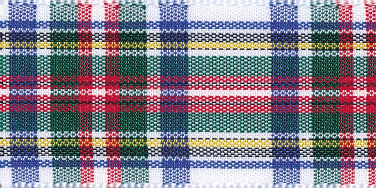 Berisfords Tartan Ribbon - 17 Traditional Designs for Home, Gifts, Fashion and Crafts - Dress Stewart Tartan - 25mm Wide x 5 Metres