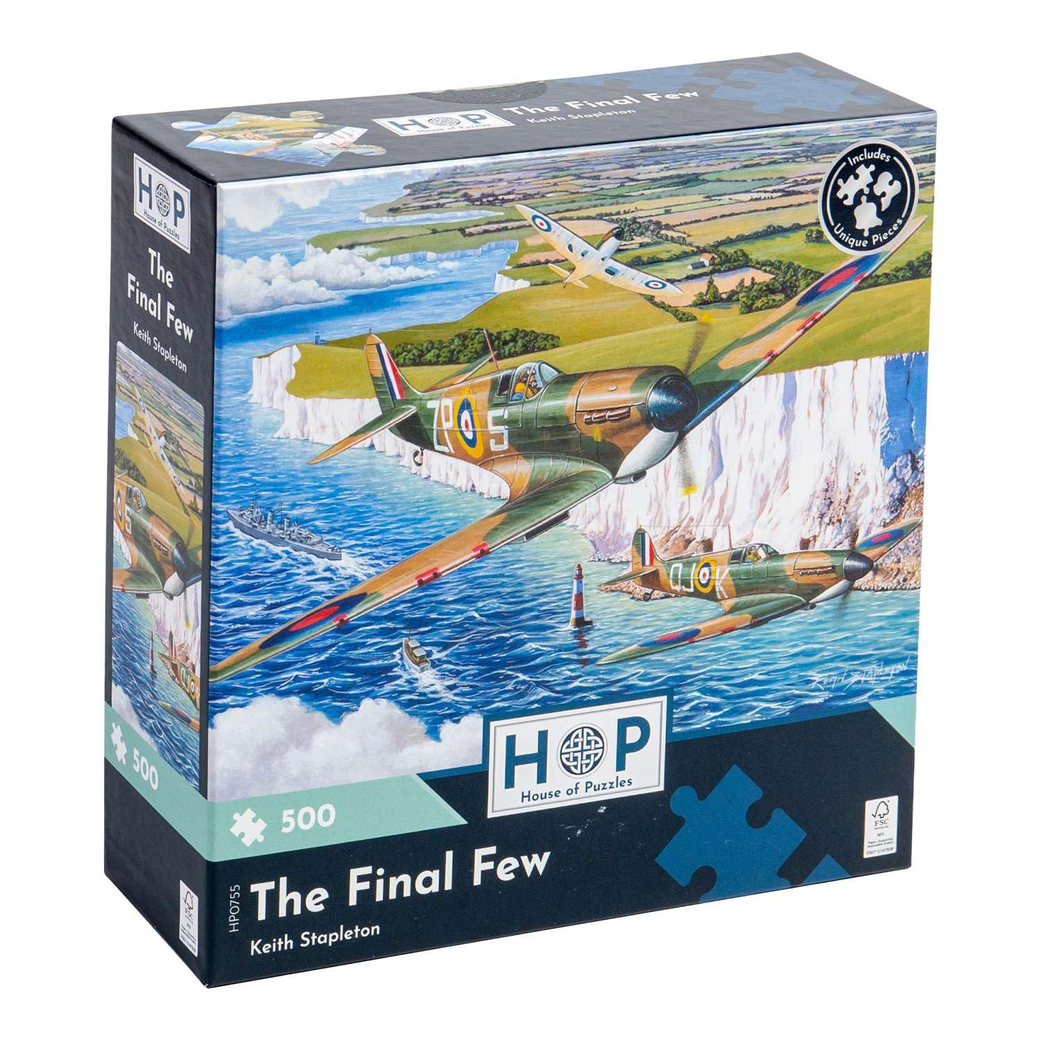 The House of Puzzles The Final Few Jigsaw - 500 Piece Jigsaws for Adults Artist Illustrated, Scenic Landscape, Deluxe Puzzle Gifts