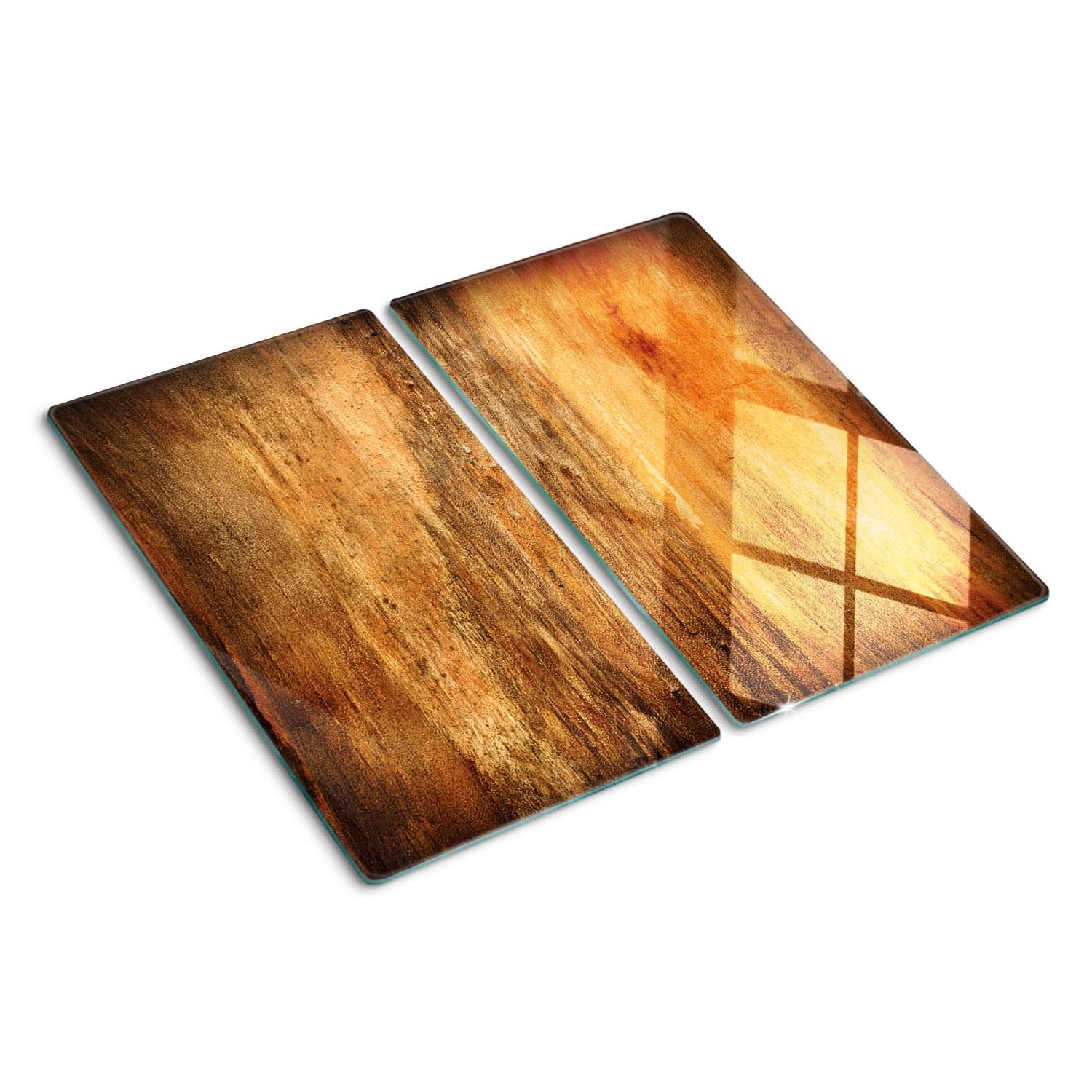 Protège-plan de travail 2x30x52 cm en verre île en cœur