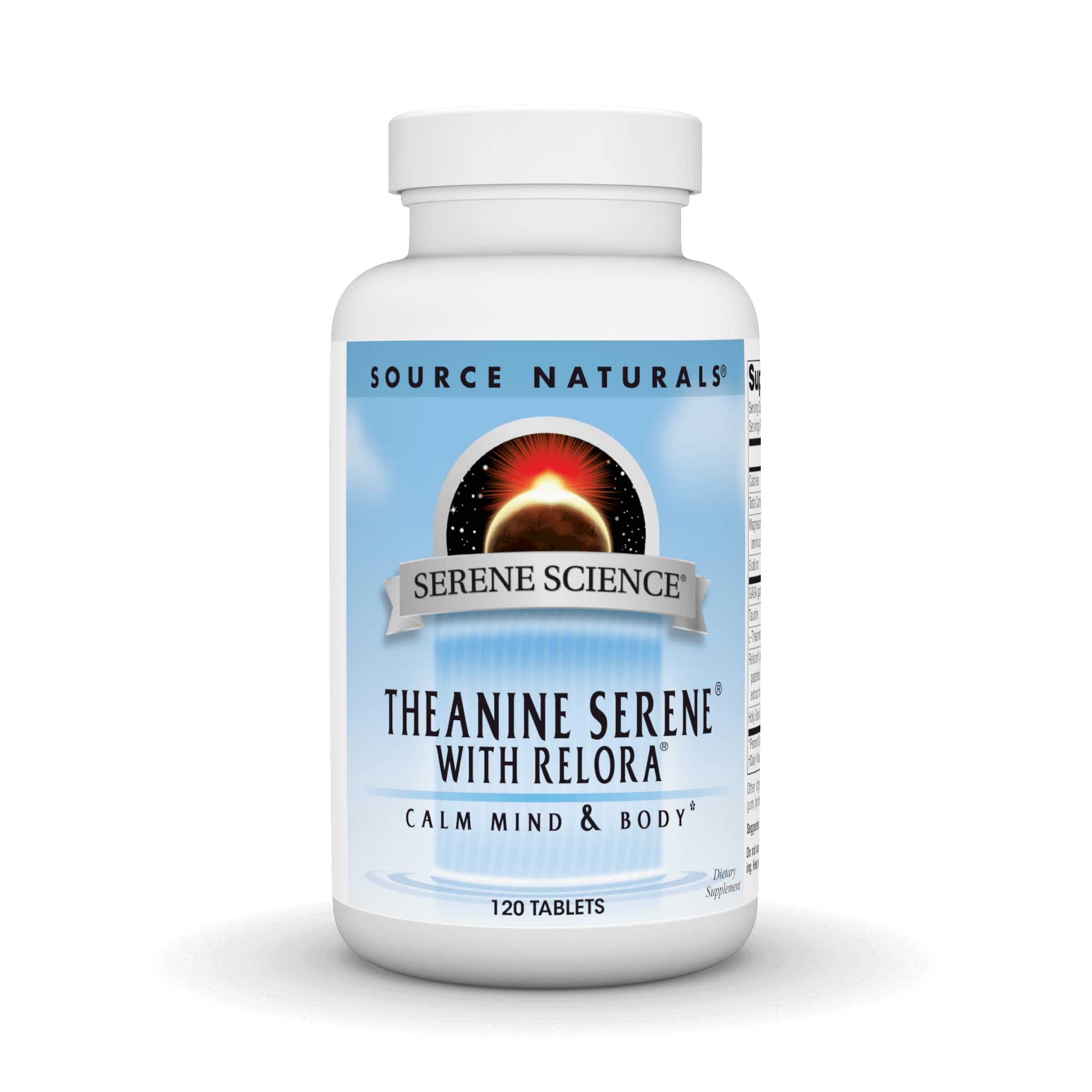 Source Naturals Serene Science L-Theanine with Relora, Magnesium and GABA - 120 Tablets
