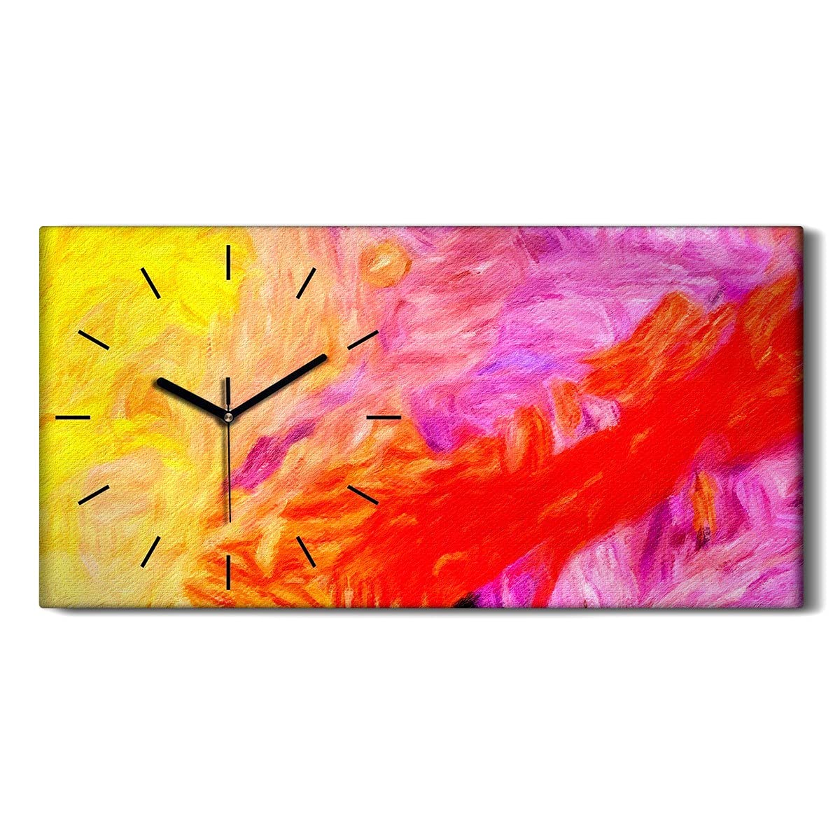 Horloge sur Toile Silencieuse Ne Pas Tic Tac pour Chambre Zen