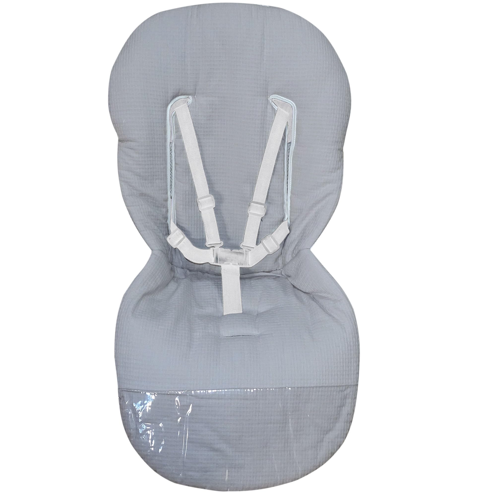 Colchoneta Universal para Silla de Paseo 90x43 cm, Transpirable con Malla 3D de Suave, Compatible con Carritos de Bebé, Ideal para Verano y Uso Diario, Lavable (Walff Gris)