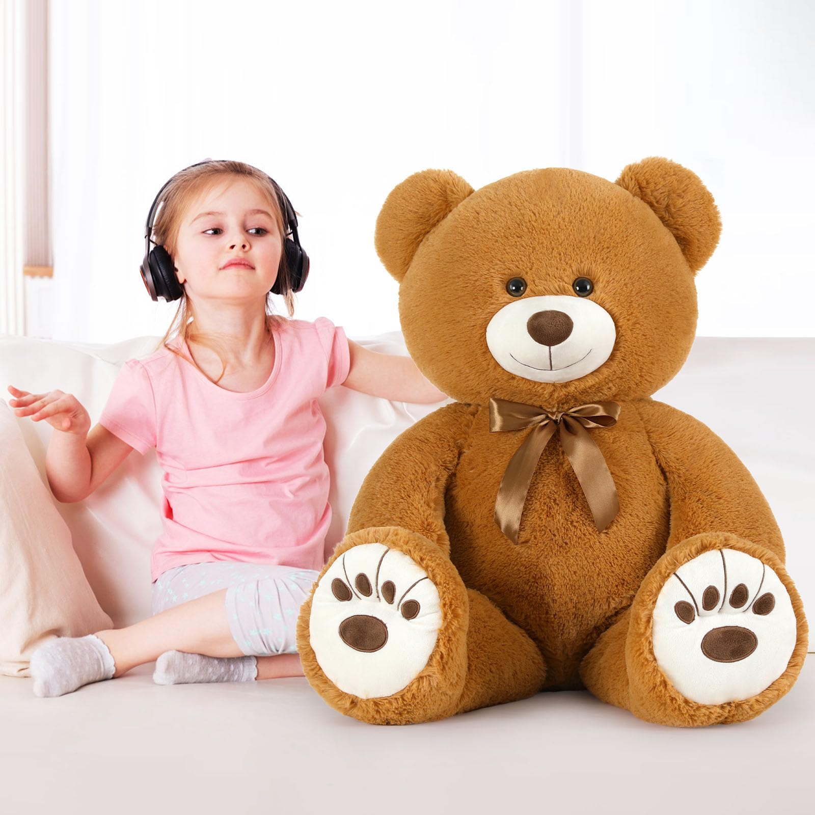 大きなテディベア Amazon.co.jp: Tezituor ピンク ジャイアント テディベア 52