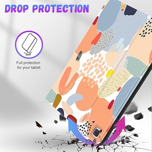 Miniatura 5 de Funda para Samsung Galaxy Tab A7 Lite de 8.7 pulgadas para niños, diseño de arte abstracto femenino para Samsung Tab A7 Lite, SM-T220T225T227
