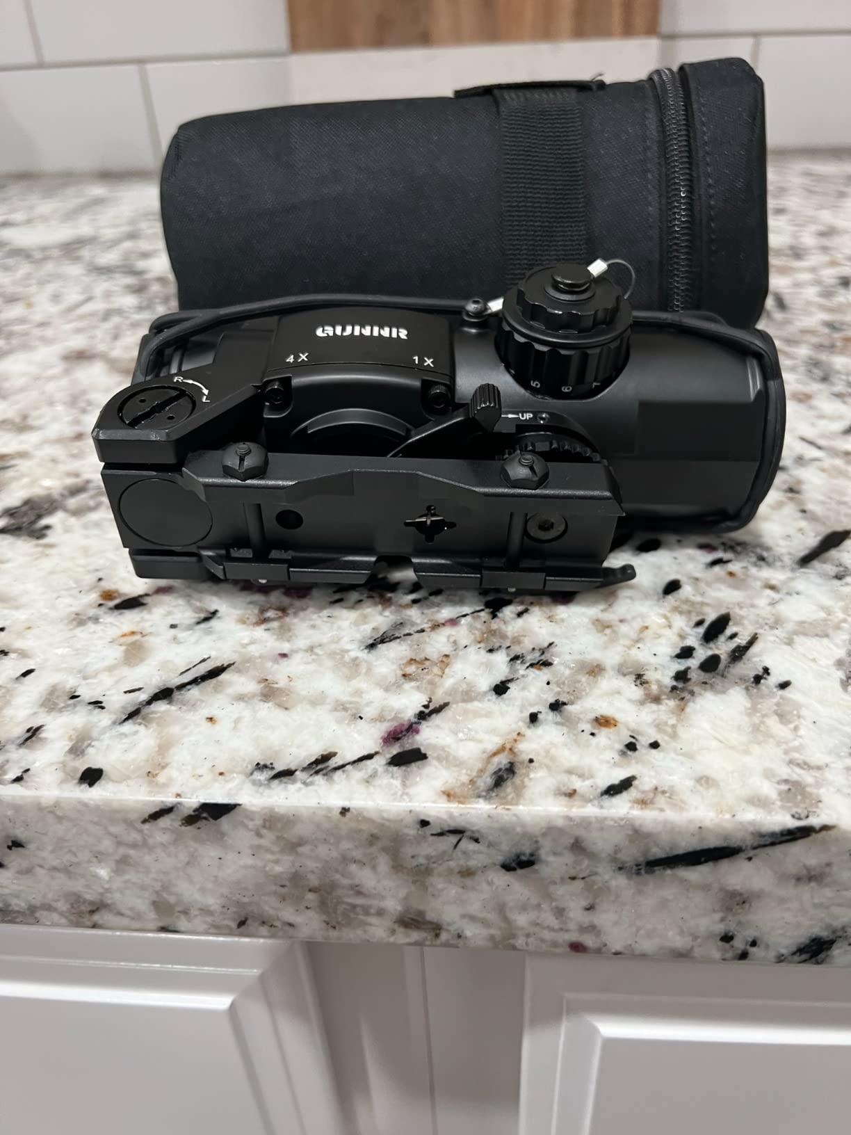 17/mo Finance Gunnr 1x or 4X 32mm Rifle Scope, Red Dot Sight with 11