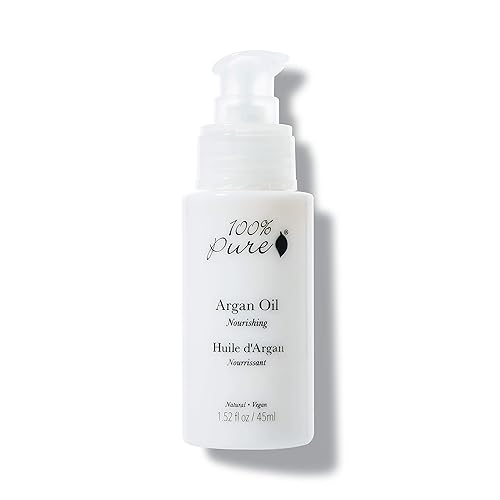 100% PURE Aceite de argán, prensado en frío, hidratante natural para piel, cabello y uñas, suero facial, desenredante de cabello, aceite de