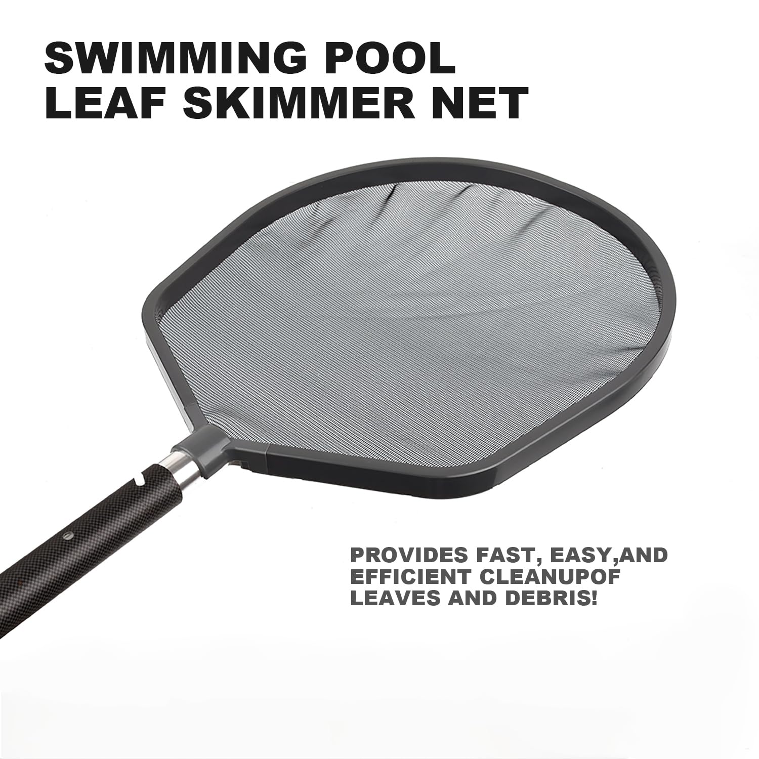 DOBEN Pool Leaf Skimmer Net (42.5x36cm), Heavy Duty Professional Leaf Cleaning Rake, Easily Removes Leaves, Debris from Pools - Image 2