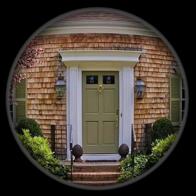 4 Peep Holes para Puerta, Ángulo de 220° Vista HD, Negros miniatura 2