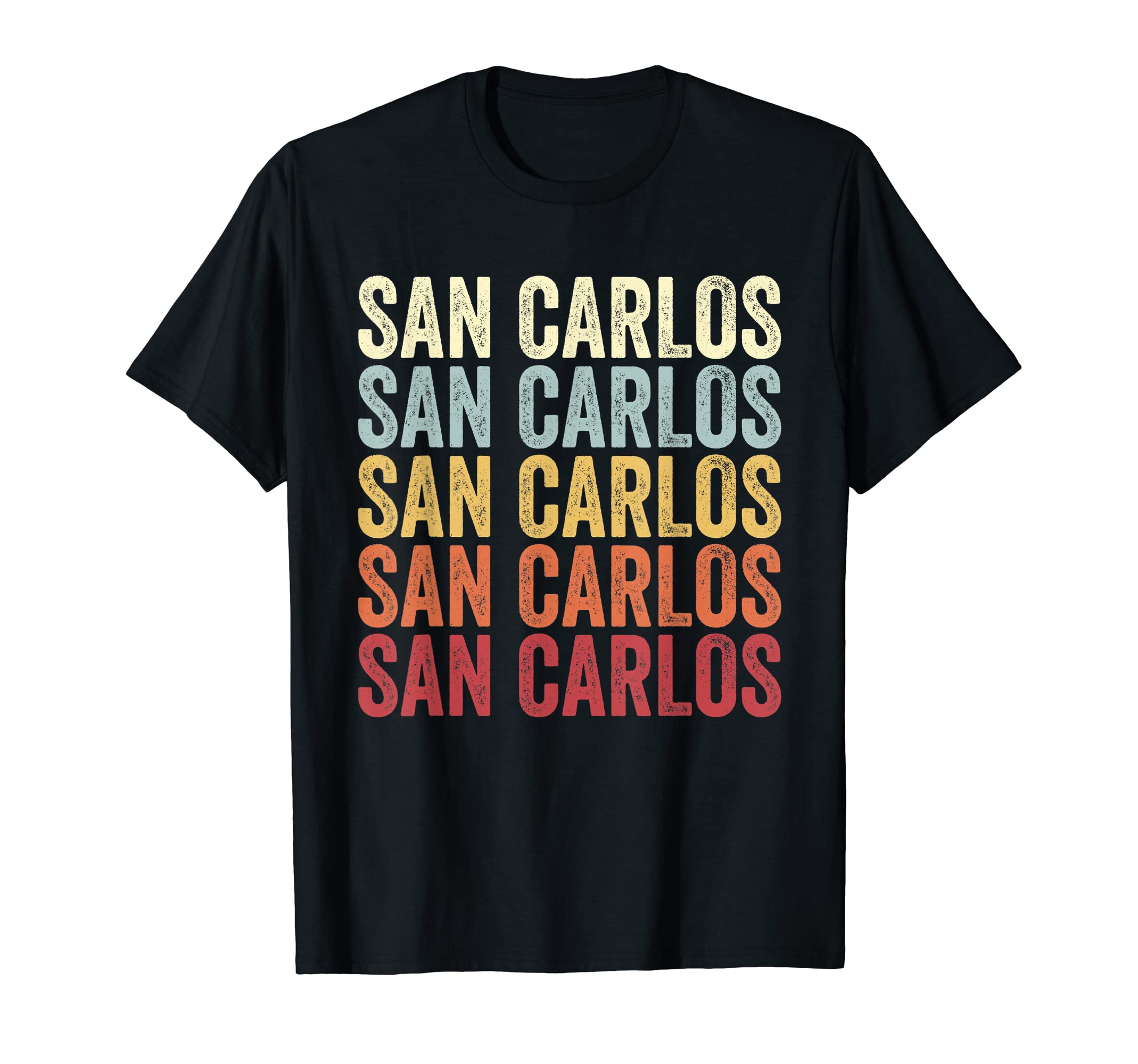 San-Carlos Texas San-Carlos TX Retro VintageText T-Shirt