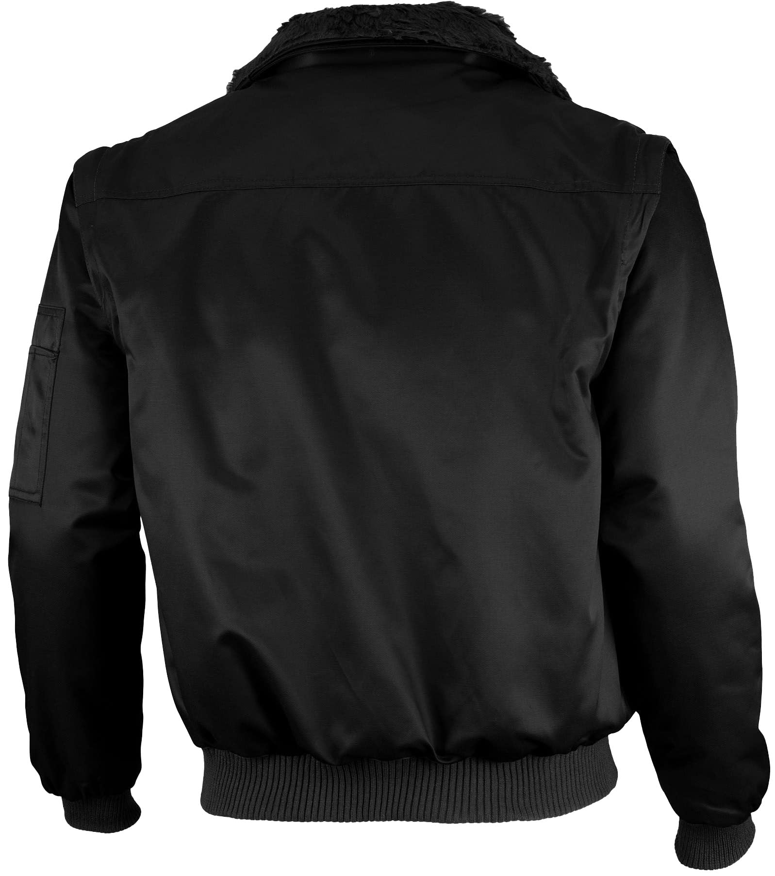 Qualitex - Veste de Pilote 4 en 1 - Col et Manches Réglable Fermetures Éclair YKK Séparables - Plusieurs Couleurs