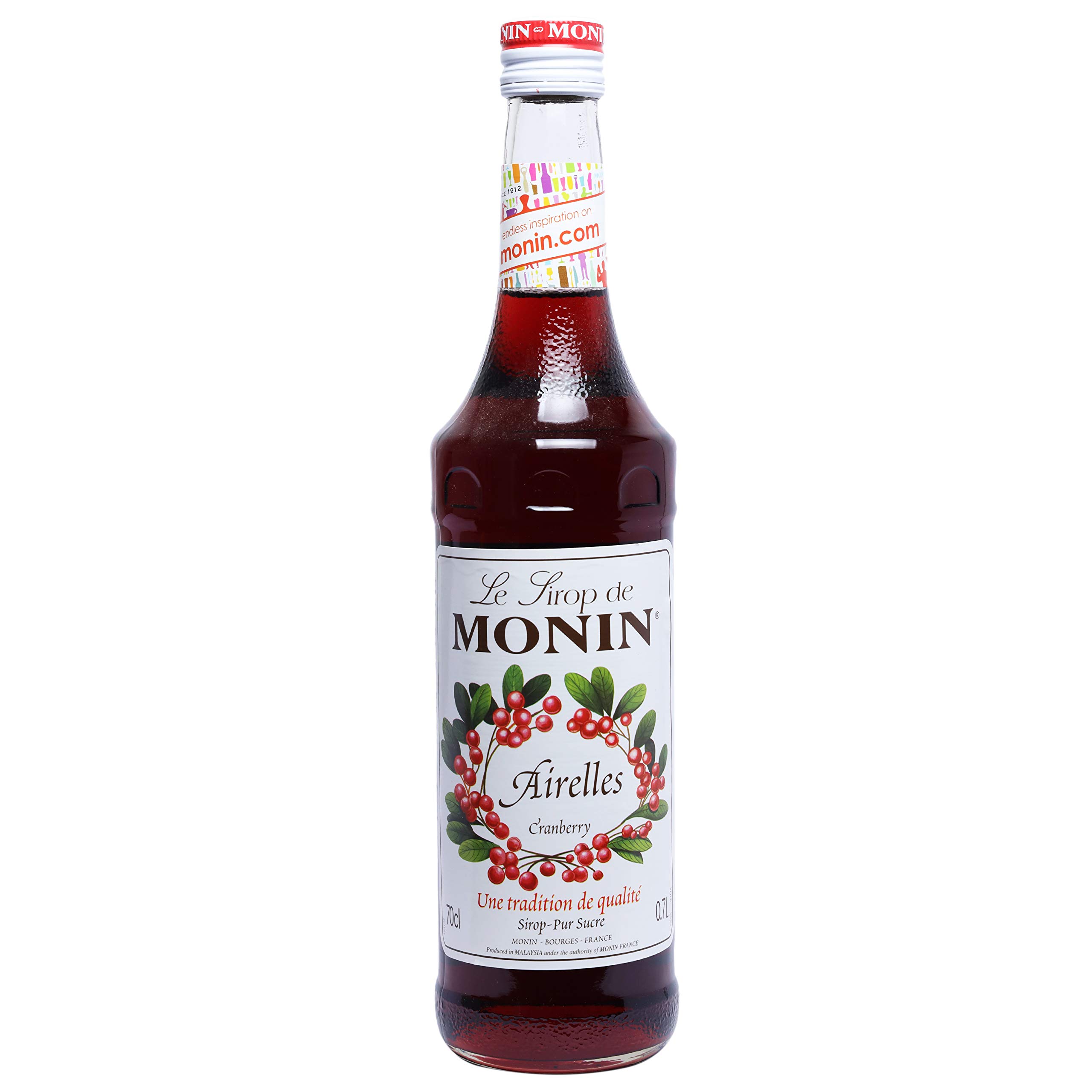 Monin Cranberry Flavored Syrup, Deep Red, Medium, 700 ml (B07TFFHSM7) Amazon Price History, Amazon Price Tracker