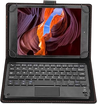 Keyboard Case for 7 8 inch Tablet PC Bluetooth Multifunction Set PU Stand Plug and Play Android IOS 7 8 inch 75