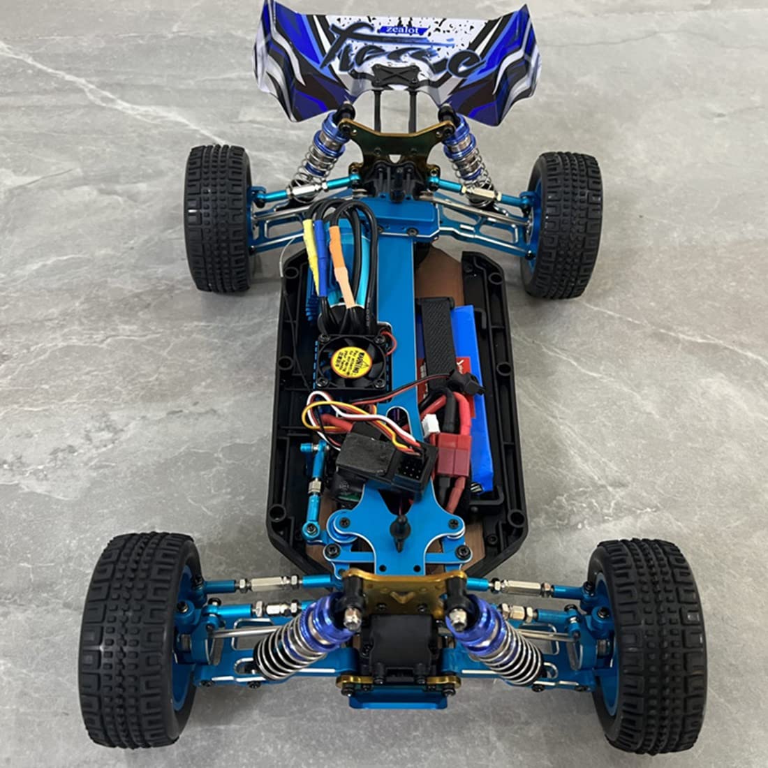 Kits de Modification D'Accessoires de Mise à Niveau en MéTal pour 144001 144002 144010 124017 124018 124019 PièCes de Mise à Niveau de Voiture RC, 2