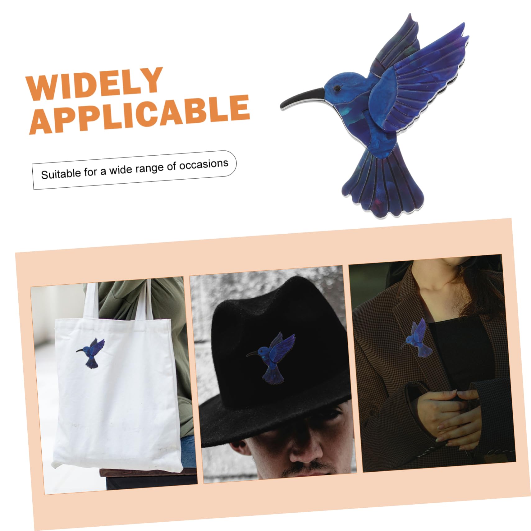 SOIMISS Spilla animale spilla natale a di natale a zaino a per zaino a di colibrì e da donna a carina perno estetico a da bucato pin carino Acrilico