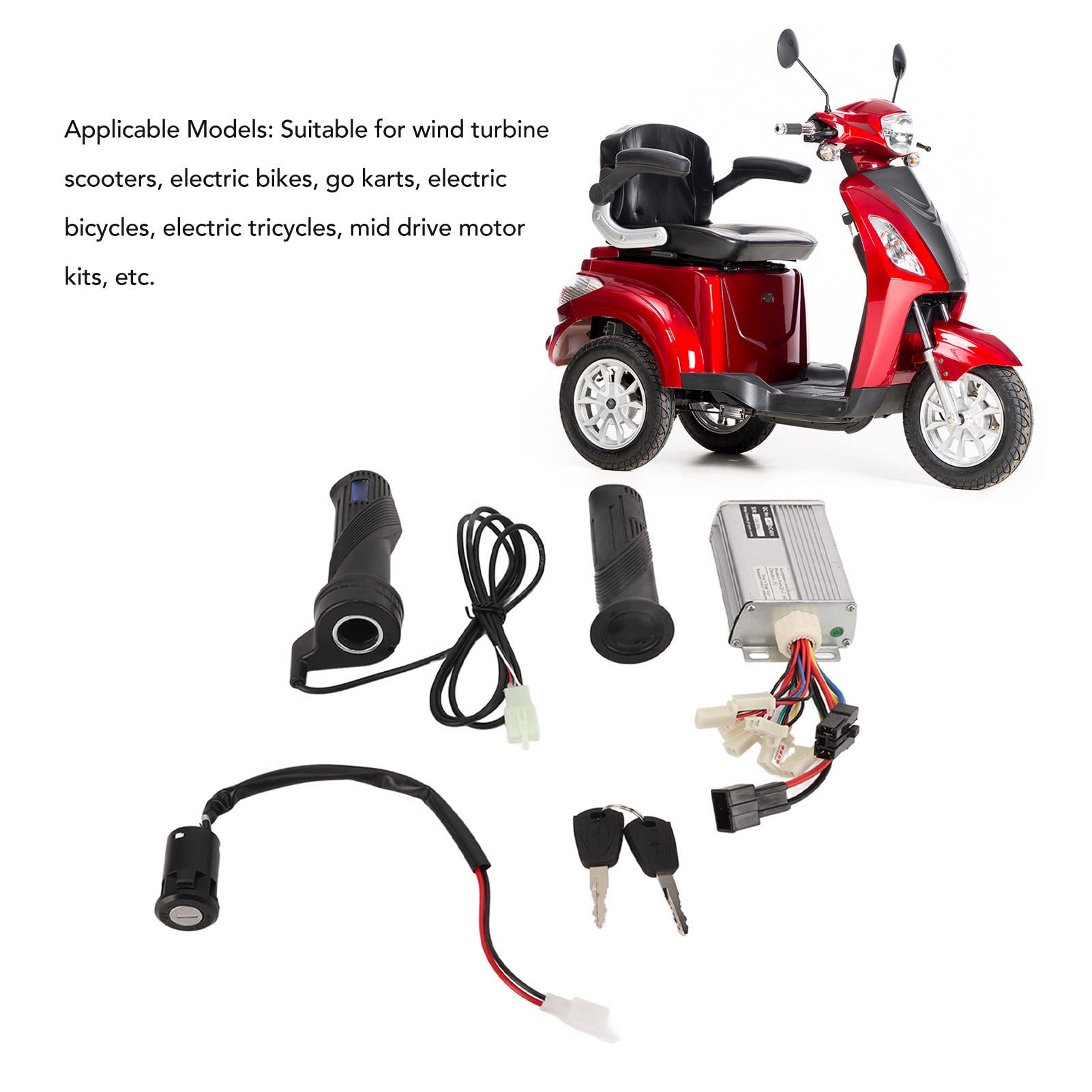 Pack Electrique Quad 36V 1000W Boitier Contrôleur / Inverseur / Poigné