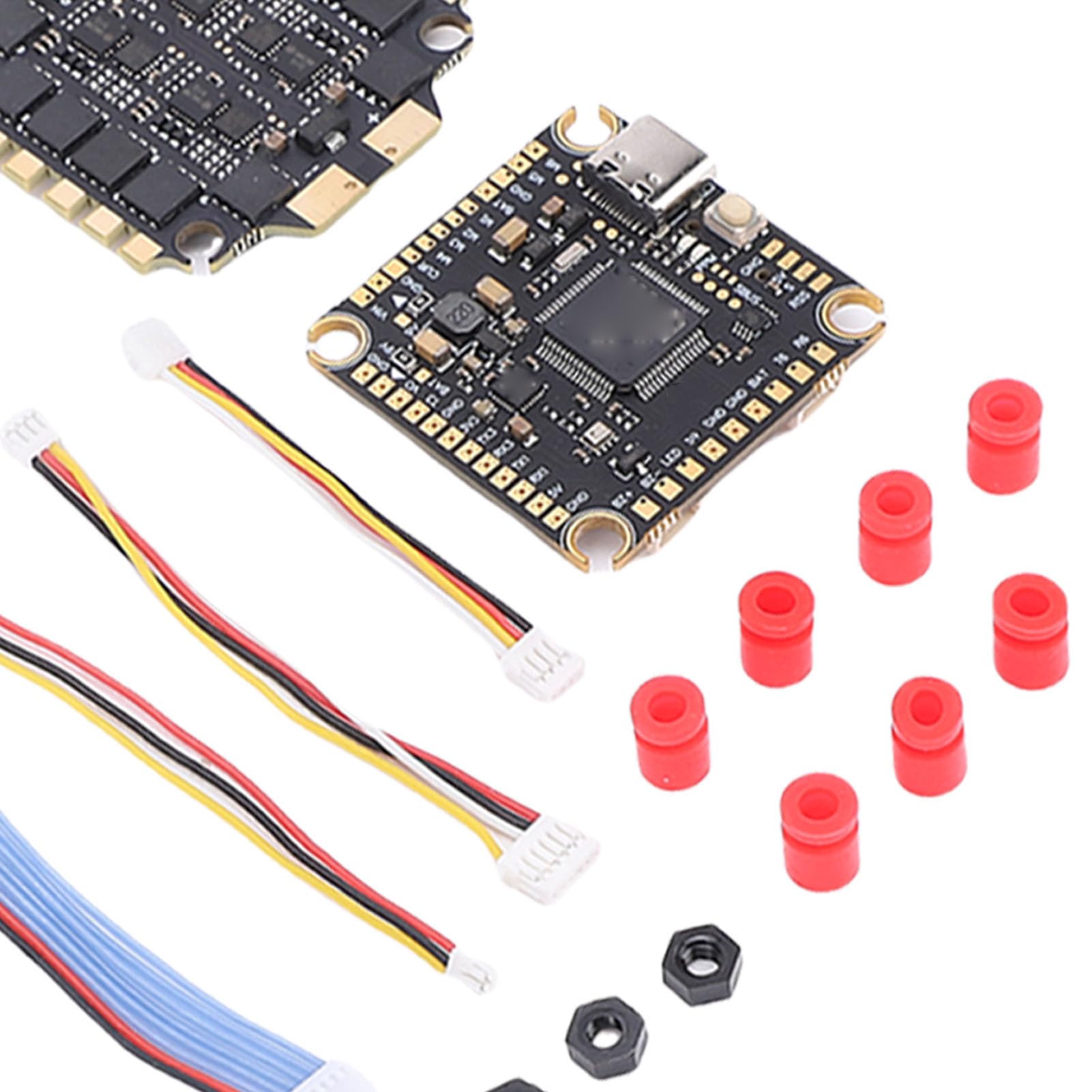 Diyeeni F405 V3S PLUS Flight Controller 55A Drone ESC Board con Ricevitore | Dissipatori di calore CNC, condensatori a bassa , protezione TVS, aggiornamento firmware wireless, per assemblaggio di