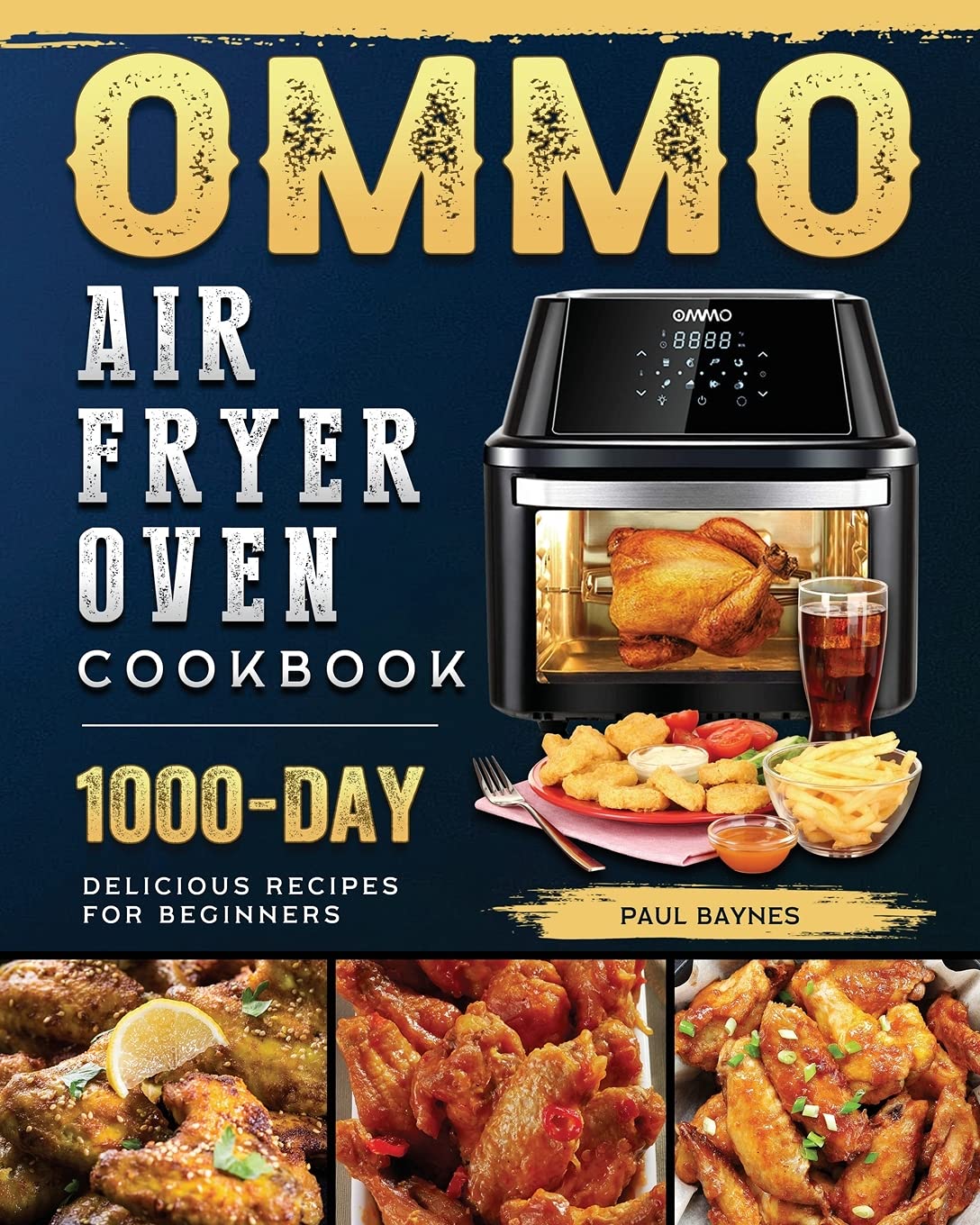 OMMO Air Fryer Oven Cookbook 1000Day Delicious Recipes for Beginners