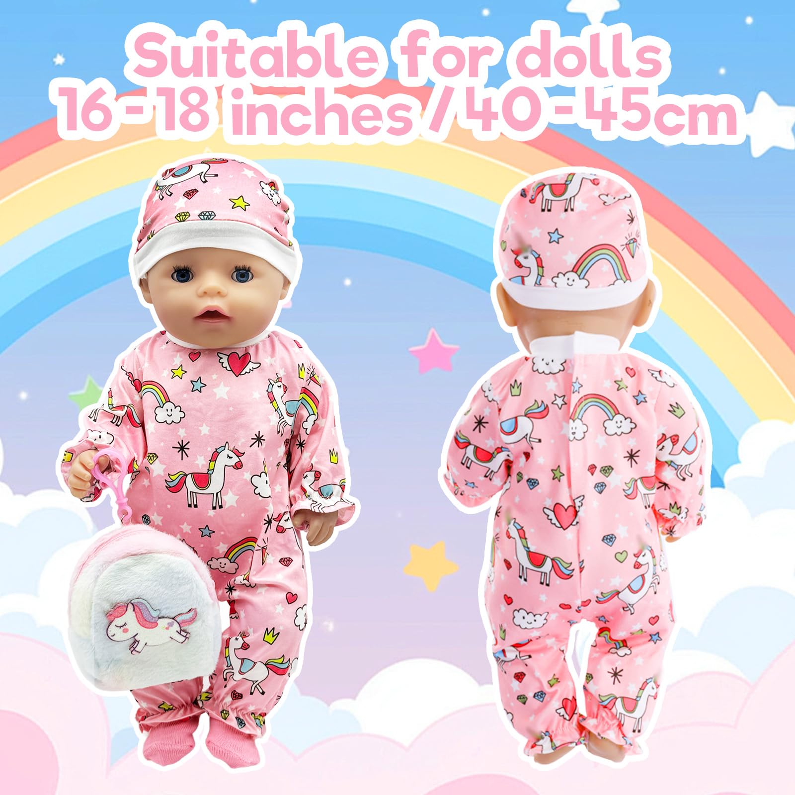 Baby Doll Clothes for 16-18 Inch Dolls - Image 4