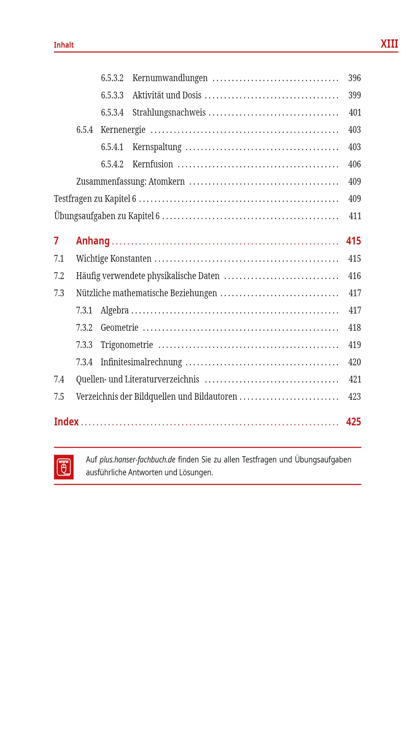 Physik für das Bachelorstudium