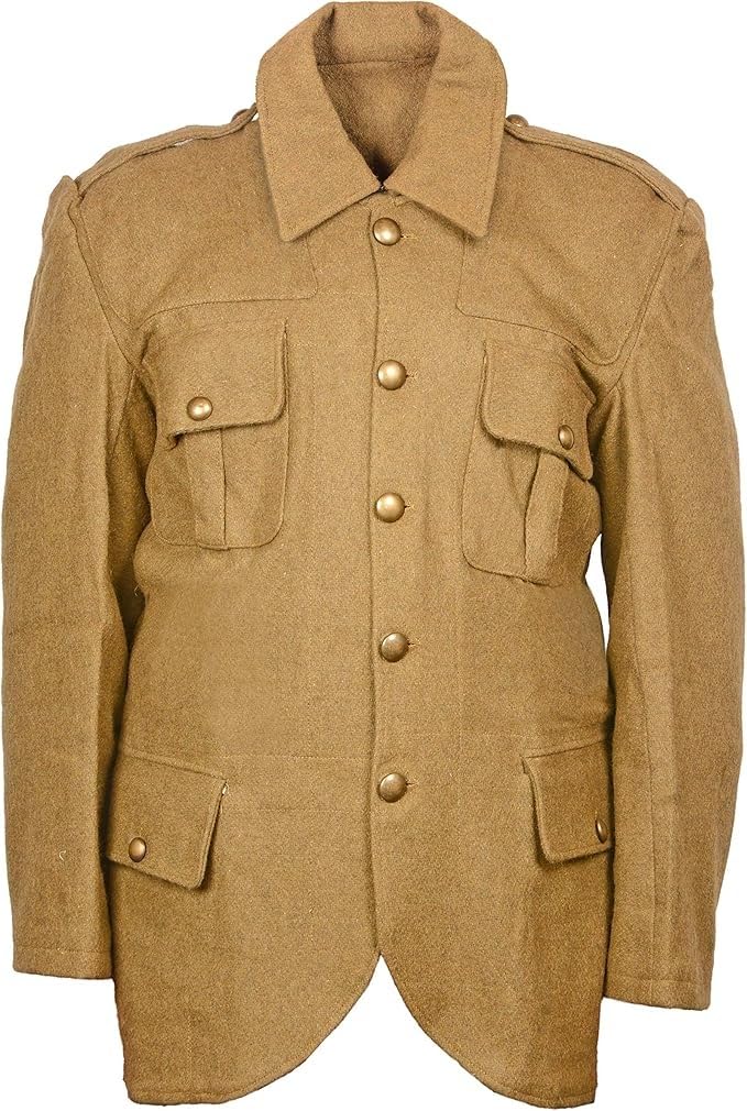 WW1 British Army Service Dress Uniform Replica – World War I Military Reenactment Costume