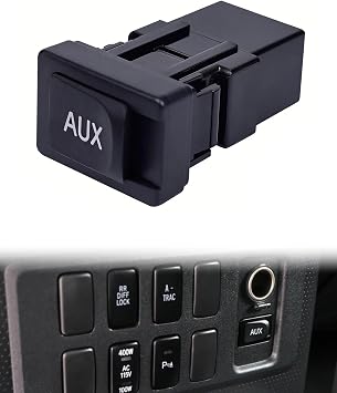 Upgraded Aux Port Input Auxiliary Jack Audio Adapter for 4Runner RAV4 Prius