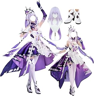 [HAOJEE] 崩壊 スターレイルキャストリスコスプレ衣装 ワンビース『髪飾り、全アクセサリー、靴、小物、ウイッグ付き』崩壊 スターレイルコスプレ ハロウィンコスプレ 同人服 Cosplayコスチューム 日常 文化祭 学園祭 変装 仮装 クリスマス